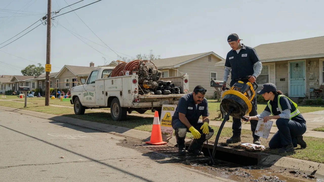 Drain Cleaning in Wall, TX near me